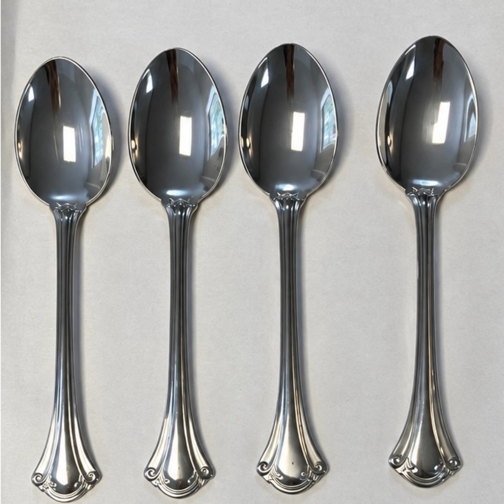 Wallace Resplendence Tablespoons Set of 4 Stainless Steel Flatware Indonesia